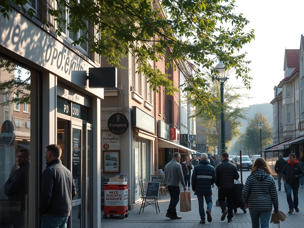 Mapa Polski z zaznaczonymi Pionkami i ikonkami symbolizującymi Fundusze Europejskie, ilustrująca Fundusze Europejskie Pionki.